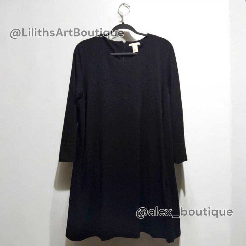 H&M Basic Boat Neck Jersey Dress(C044)-Size L for Women - Picture 5 of 12
